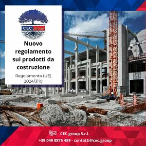 Nuovo regolamento sui prodotti da costruzione