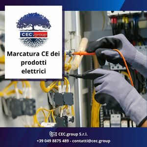 Marcatura CE prodotti elettrici