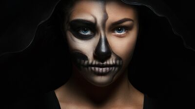 Scatola Di Trattamento Di Halloween Con Una Zucca Spaventosa Confezioni Regalo Facciale Jackolantern Per Caramelle Dolci Piccole 250834661 - Foto 11