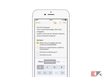  Come esportare note in Pdf su iOS 