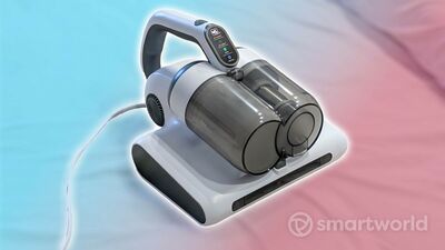  Hoover HMC5, il battimaterasso motorizzato che rimuove polvere, acari, batteri e muffa, con luce UV e Aria calda 