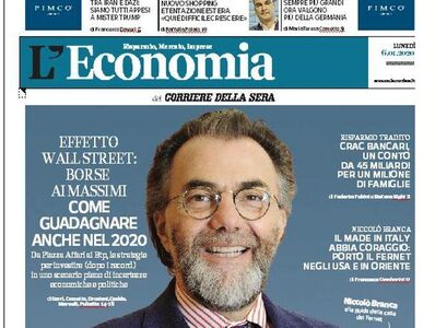  Risparmio, Come Investire nel 2020 L’Economia gratis lunedì 