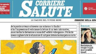  Sul Corriere Salute: meglio leggere in formato digitale o sulla classica carta? 