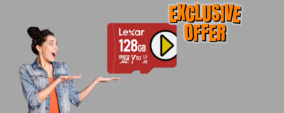  Oggi bastano 14€ per la Micro SD da 128 GB Lexar: super Sconto Amazon del -30% 