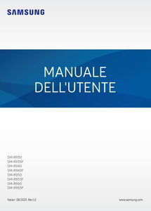  Manuale Samsung Galaxy Watch 6 PDF Italiano 