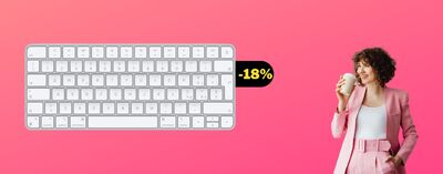  Tastiera Apple Magic Keyboard in offerta a 130 euro su Amazon (-18%) 