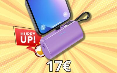  PICCOLISSIMA Power Bank per Iphone a prezzo SHOCK: solo 17€ per poche ore! 