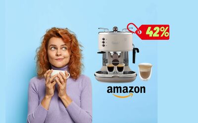  Il piacere del caffè come al bar: MAXI SCONTO sulla macchina per il caffè De'Longhi 