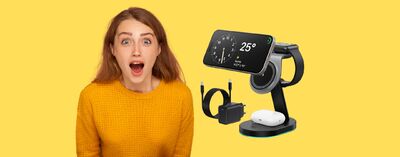  Ricarica senza pensieri con questo caricatore Wireless 3 in 1: ora a 28€ su Amazon 