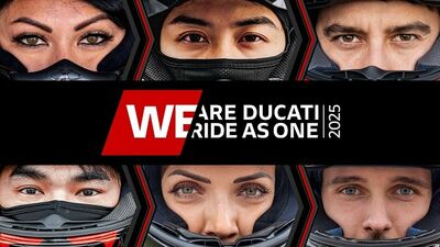  Ducati âWe Ride As Oneâ  2025: lâevento che riunisce i Ducatisti si terrà  sabato 3 maggio 