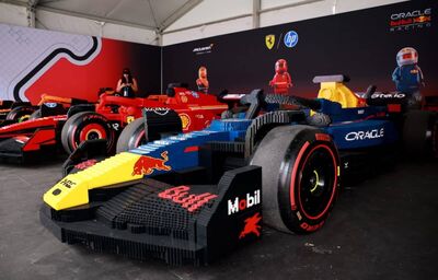  F1 | Le foto delle auto LEGO che hanno sfilato prima del Gran Premio di Miami 