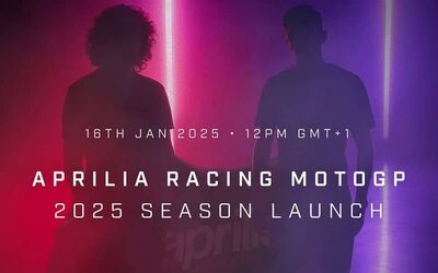  Motogp | Presentazione Aprilia Racing 2025 in Live Streaming 