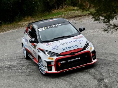 GR Yaris Rally Cup | Al Rally Due Valli Gianesini e Fay concedono il bis stagionale 