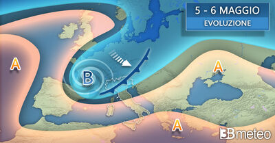 3BMETEO: â Cambia tutto da domenica. Tornano piogge, temporali con deciso calo delle temperatureâ 