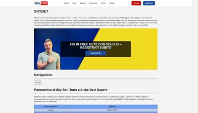  SkyBet Casino Bonus: Recensione completa per giocatori italiani 