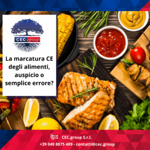  Marcatura CE degli alimenti, auspicio o semplice errore? 