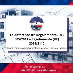  Regolamento (UE) n.305/2011 e Regolamento (UE) 2024/3110 