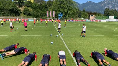  Genoa, prima giornata di lavoro a Bad Haring 
