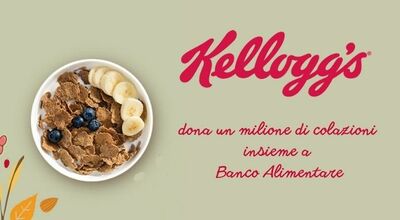  Kellogg Italia dona 1 milione di colazioni insieme a Banco Alimentare 