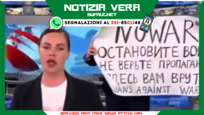  Di nuovo in arresto Marina Ovsyannikova: rischia dieci anni di reclusione 