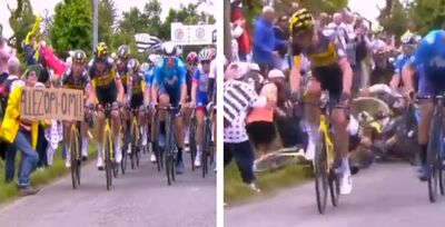  Il cartello 'Allez Opi Oni' causa una mega caduta al Tour de France: traduzione e significato 