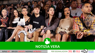  Mahmood è alla Fashion Week di Londra con Dua Lipa e Kim Jisoo 