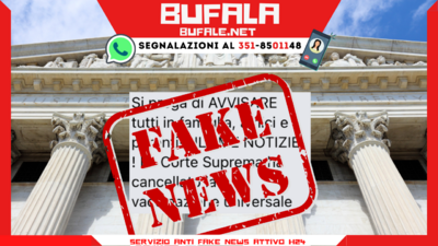  No, non è vero che La Corte Suprema ha cancellato La vaccinazione universale 
