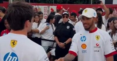 Leclerc -Hamilton, sfida a un 'assurdo' calciobalilla. VIDEO 