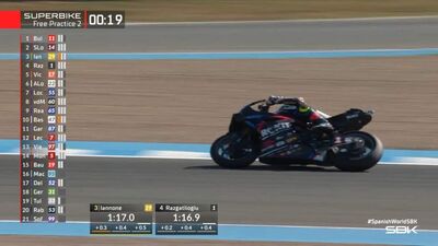  Superbike a Jerez: Bulega primo nelle prove libere 