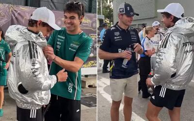  Kimi, è una giacca spaziale: e i colleghi se la ridono... 