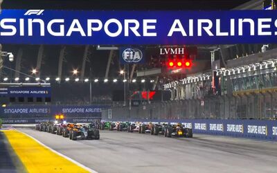  F1, adrenalina Singapore: la partenza del GP 