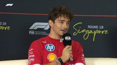  Leclerc: 'Non possiamo aspettarci miracoli a Singapore' 