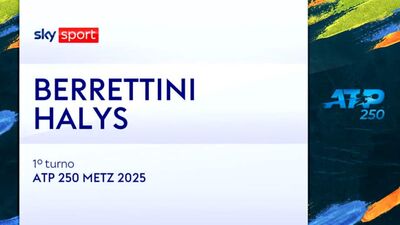  Berrettini-Halys: highlights Atp Metz 