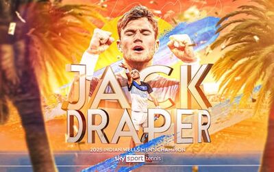 Draper conquista Indian Wells: è il suo primo 1000 