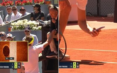  Anche Zverev con lo smartphone: foto al punto contestato. VIDEO 