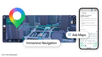  Maxi-aggiornamento di Google Maps: arrivano 3D immersivo e Ask Maps con AI 