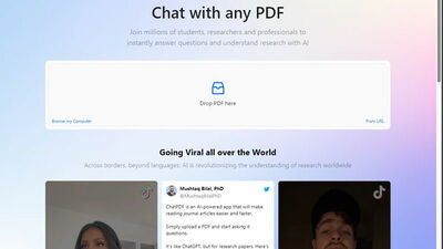  ChatPDF, il sito per 'parlare' con i PDF 