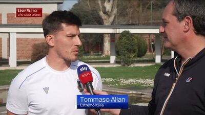  Italrugby, Tommaso Allan: 'Felice di essere tornato' 