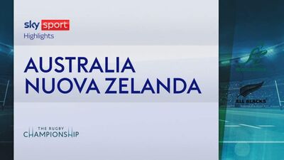  Australia-Nuova Zelanda: highlights Rugby Championship 