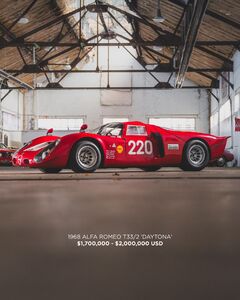  Alfa Romeo: 12 gioielli da corsa della collezione Quadrifoglio all'asta a Monterey 