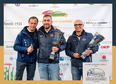  Coppa Milano- Sanremo 2025: vittoria per Vesco e Salvinelli su Fiat 508 S 