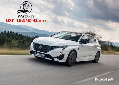  Nuova Peugeot 308 eletta miglior veicolo urbano 