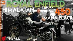  Royal Enfield: a EICMA l'Himalayan 450 con kit Rally. Ecco la Mana Black 