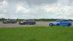  Audi Rs3: tre generazioni a confronto nel video della drag race 