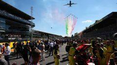  F1 Monza, Sebastian Vettel Contro Sergio Mattarella per lo show delle Frecce Tricolori 