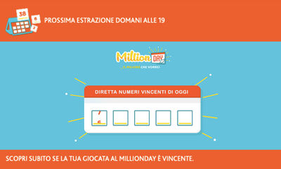  Estrazione MillionDAY del 22 Maggio 2022: numeri vincenti di oggi 