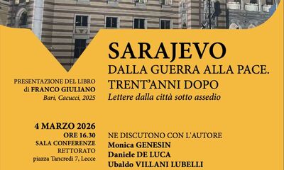  Presentazione libro Sarajevo, dalla guerra alla pace 