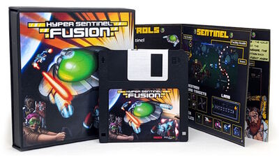  Hyper Sentinel Fusion torna su Kickstarter: sparatutto retrò su floppy disk per PC e console 