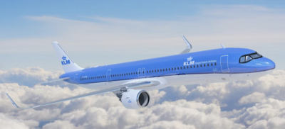  Arriva a Roma l'A321 neo di KLM 