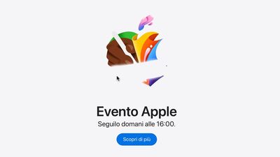  Apple Special Event 7 maggio: il logo sulla homepage del sito Apple si cancella con il mouse o a colpi di Touch 